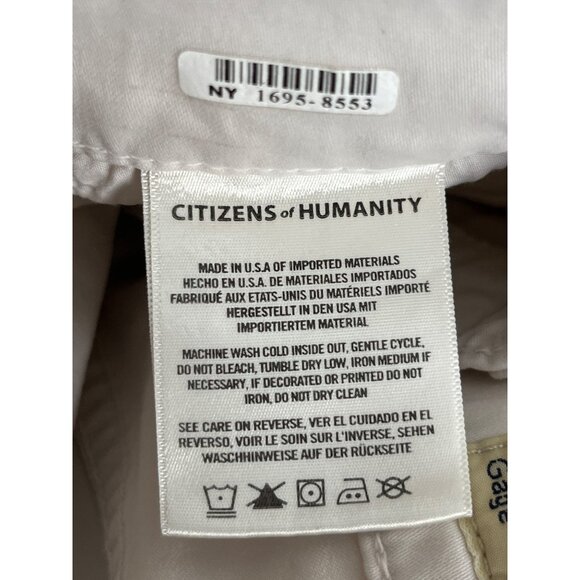 Citizens of Humanity Men's Gage Classic Fit Twill Pant Khaki Jean Size 30x30 - Picture 11 of 12